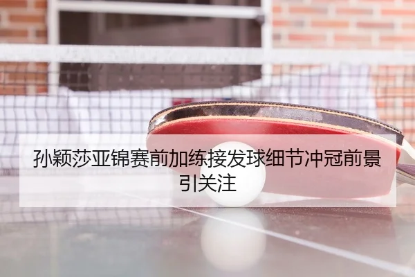 孙颖莎亚锦赛前加练接发球细节冲冠前景引关注